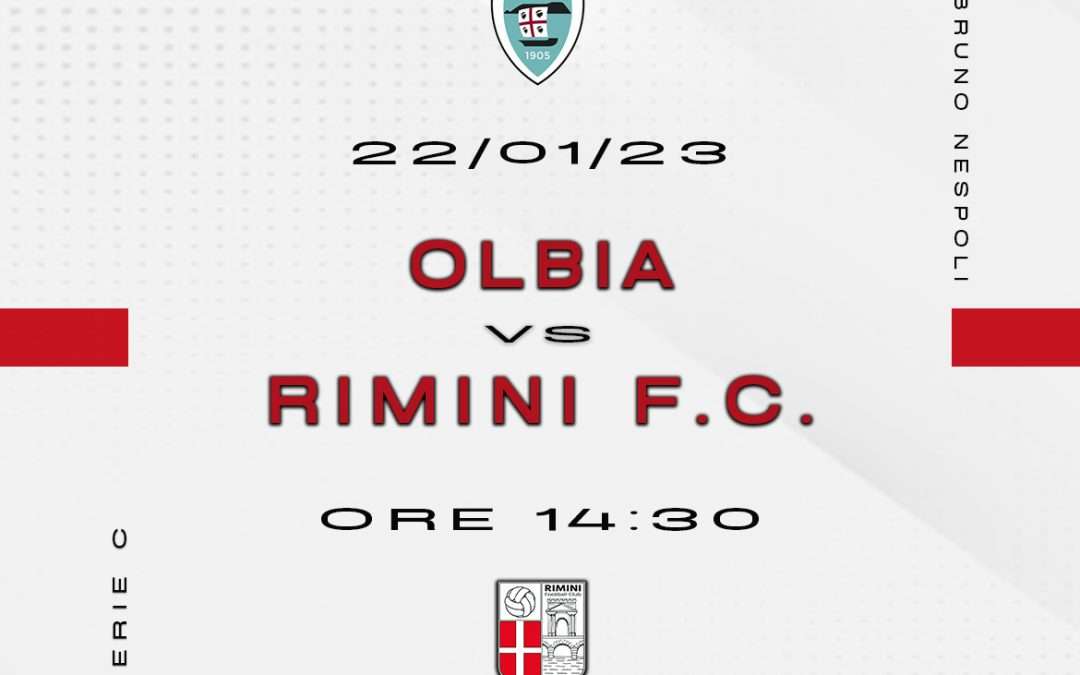 Olbia – Rimini FC alle 14:30