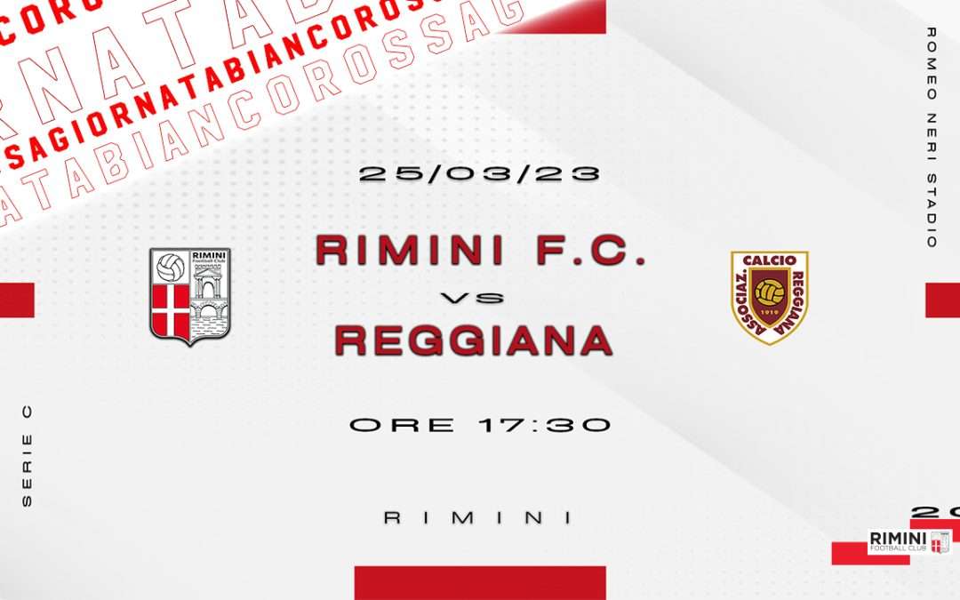 Rimini FC – Reggiana, apre la prevendita.