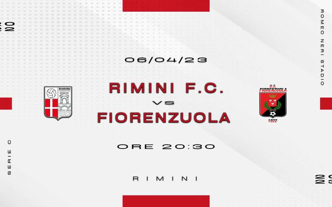 Rimini FC – Fiorenzuola, alle 16:00 via alla prevendita.