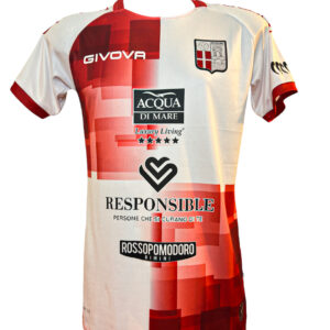 Maglia Gara Home Ufficiale a Scacchi Biancorossi, completa di Sponsor