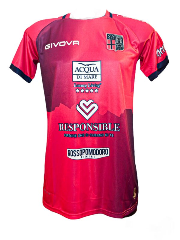 Maglia Gara Third Ufficiale Fucsia e Blu, completa di Sponsor