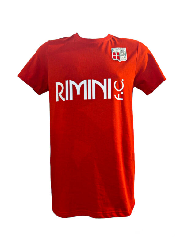 T-SHIRT ROSSA completa di intestazione e scudetto