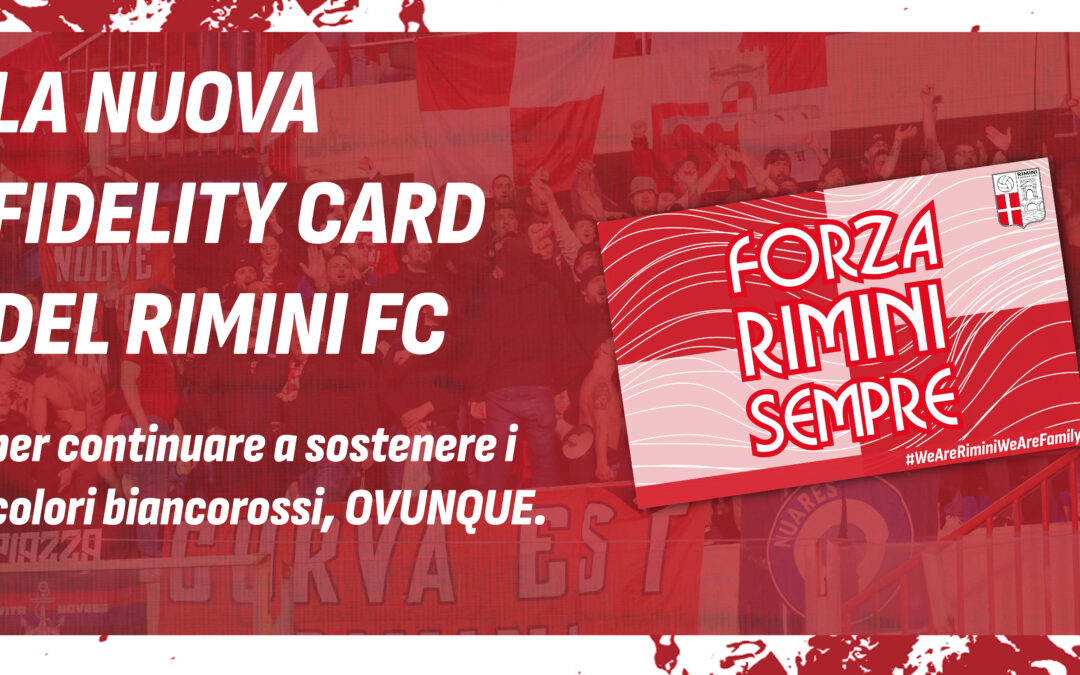 FIDELITY CARD “FORZA RIMINI SEMPRE”