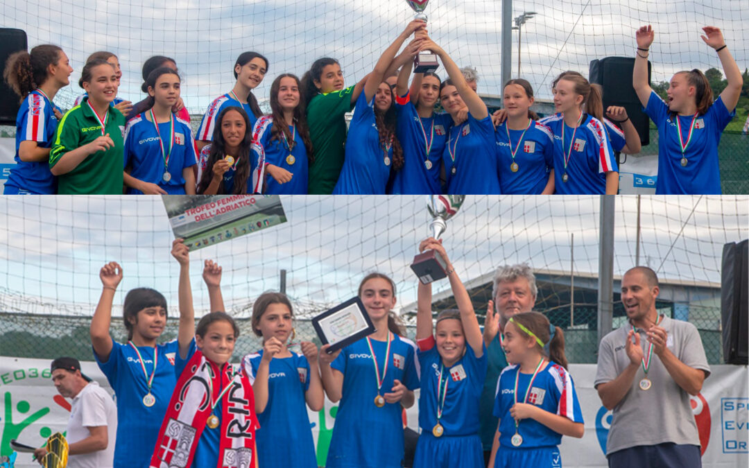 LE UNDER 15 E UNDER 10 BIANCOROSSE VINCONO IL “TROFEO FEMMINILE DELL’ADRIATICO”